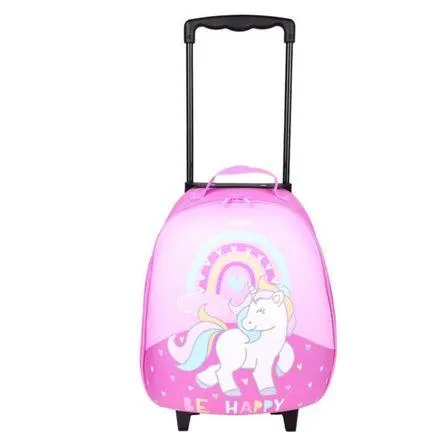 Mochila Con Ruedas Infanti Unicornio Bts23