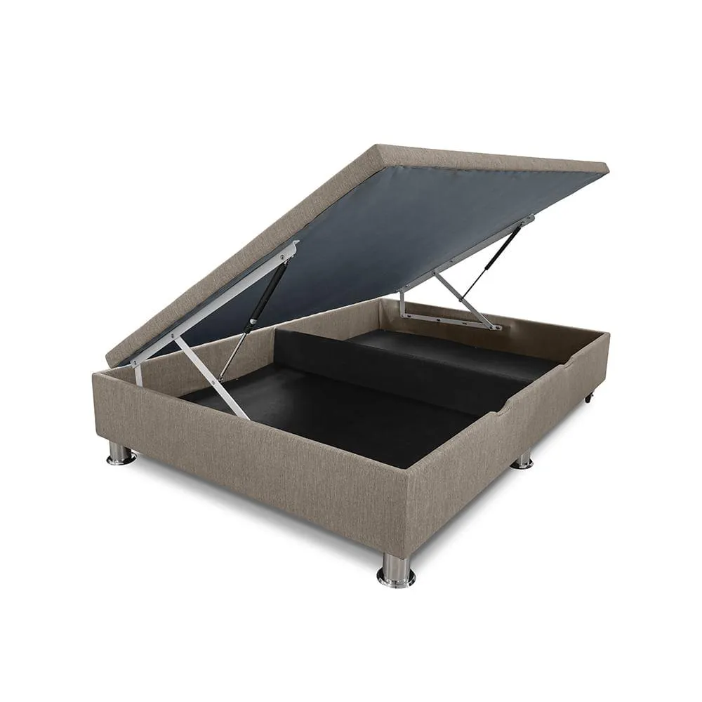 Base Practibox | Queen Europeo Beige Oscuro