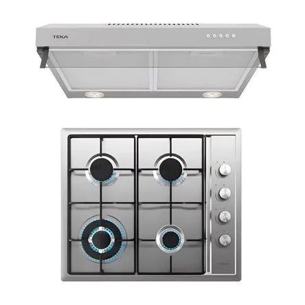 Cocina empotrable + Campana Duetto Plus Teka 60 Inoxidable