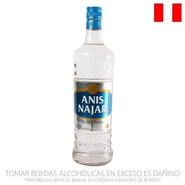 Licor Semi Dulce Anis Najar x 750ml