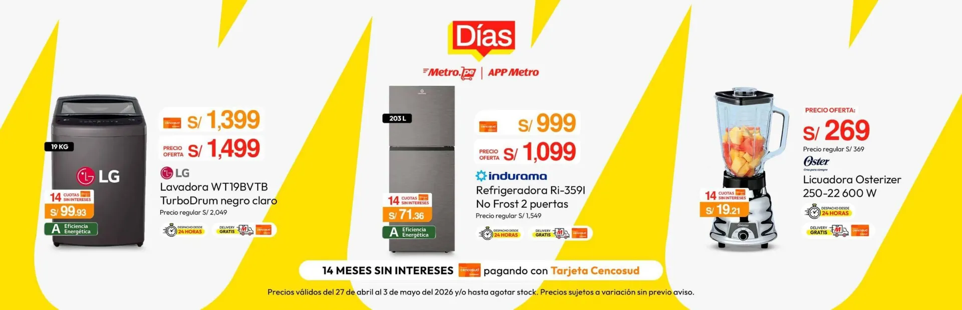 Catalogo de Catálogo Metro 24 de abril al 26 de abril 2026 - Pag 27