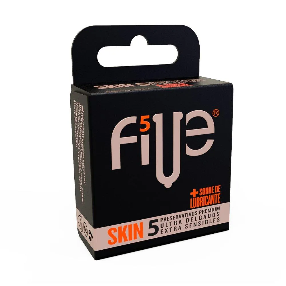 Five Skin Preservativos x 5 Unidades
