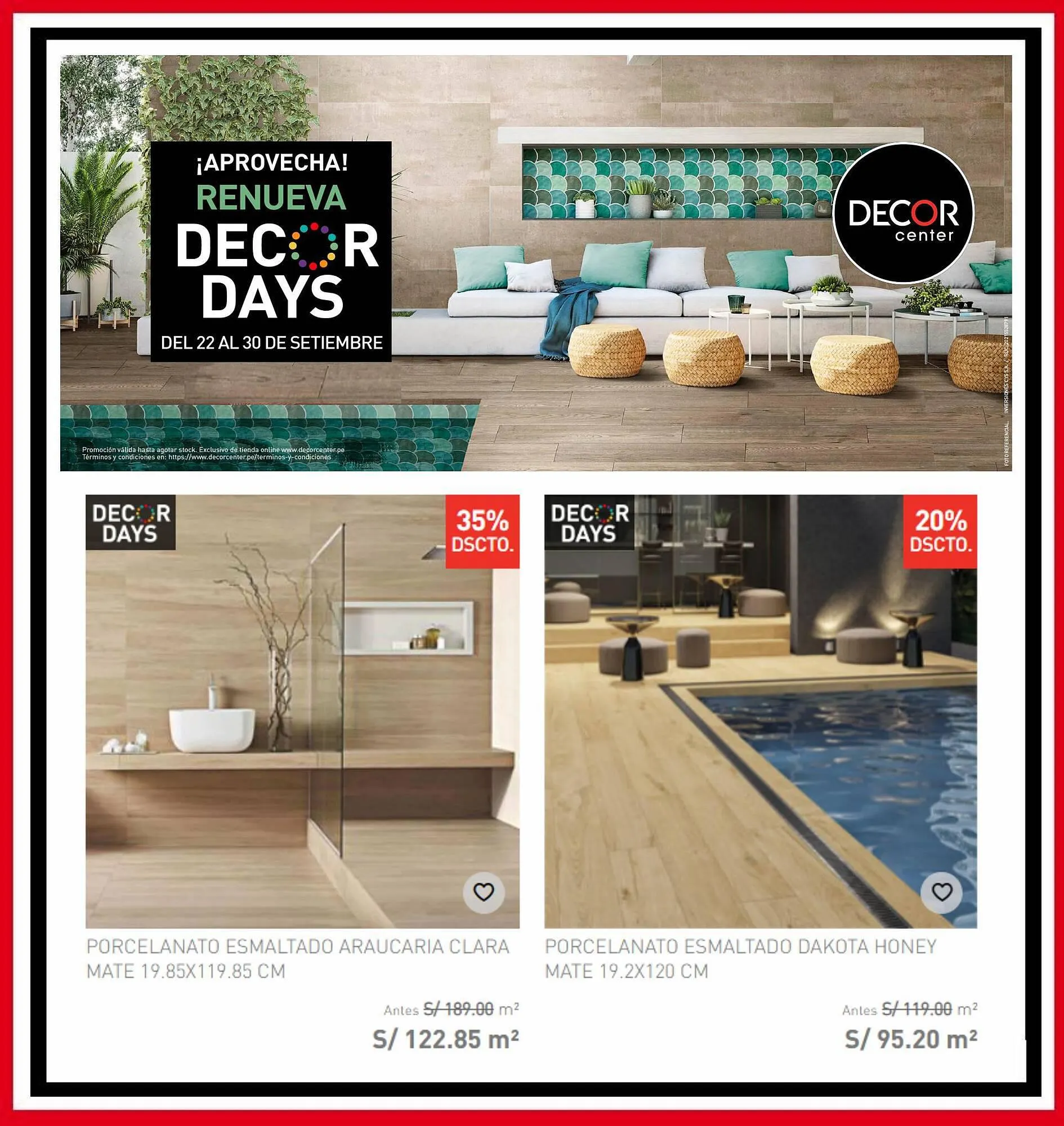 Catalogo de Catálogo Decor Center 26 de setiembre al 30 de setiembre 2023 - Pag 3