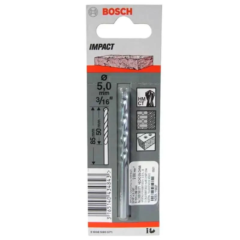 Bosch Broca Muro Concreto CYL-1 5.0 X 85