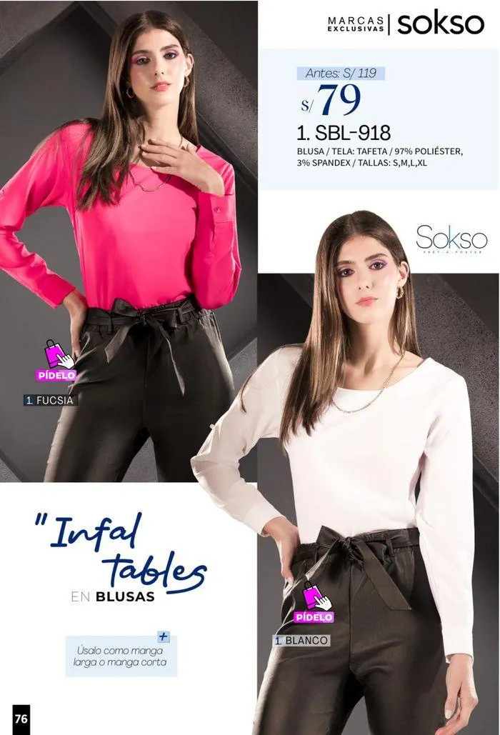 Catalogo de SOKSO TEXTIL & ACCESORIOS  24 de junio al 28 de julio 2024 - Pag 76