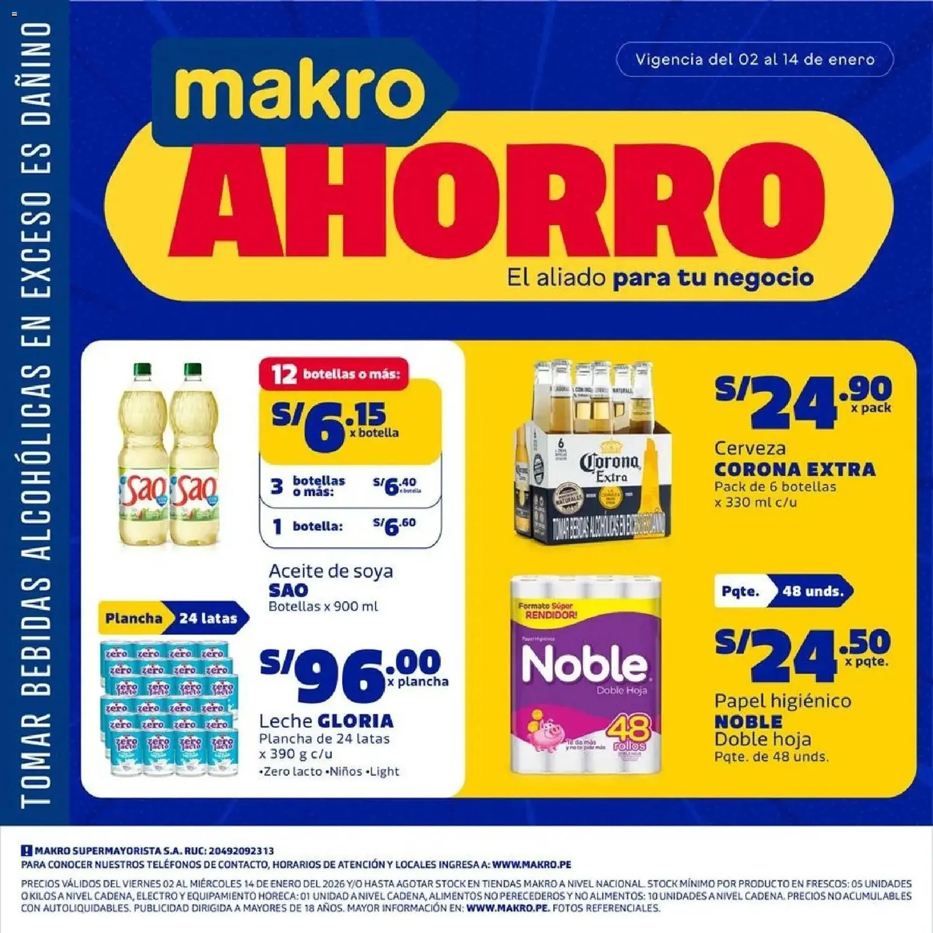 Catalogo de Catálogo Makro 2 de enero al 14 de enero 2026 - Pag 1