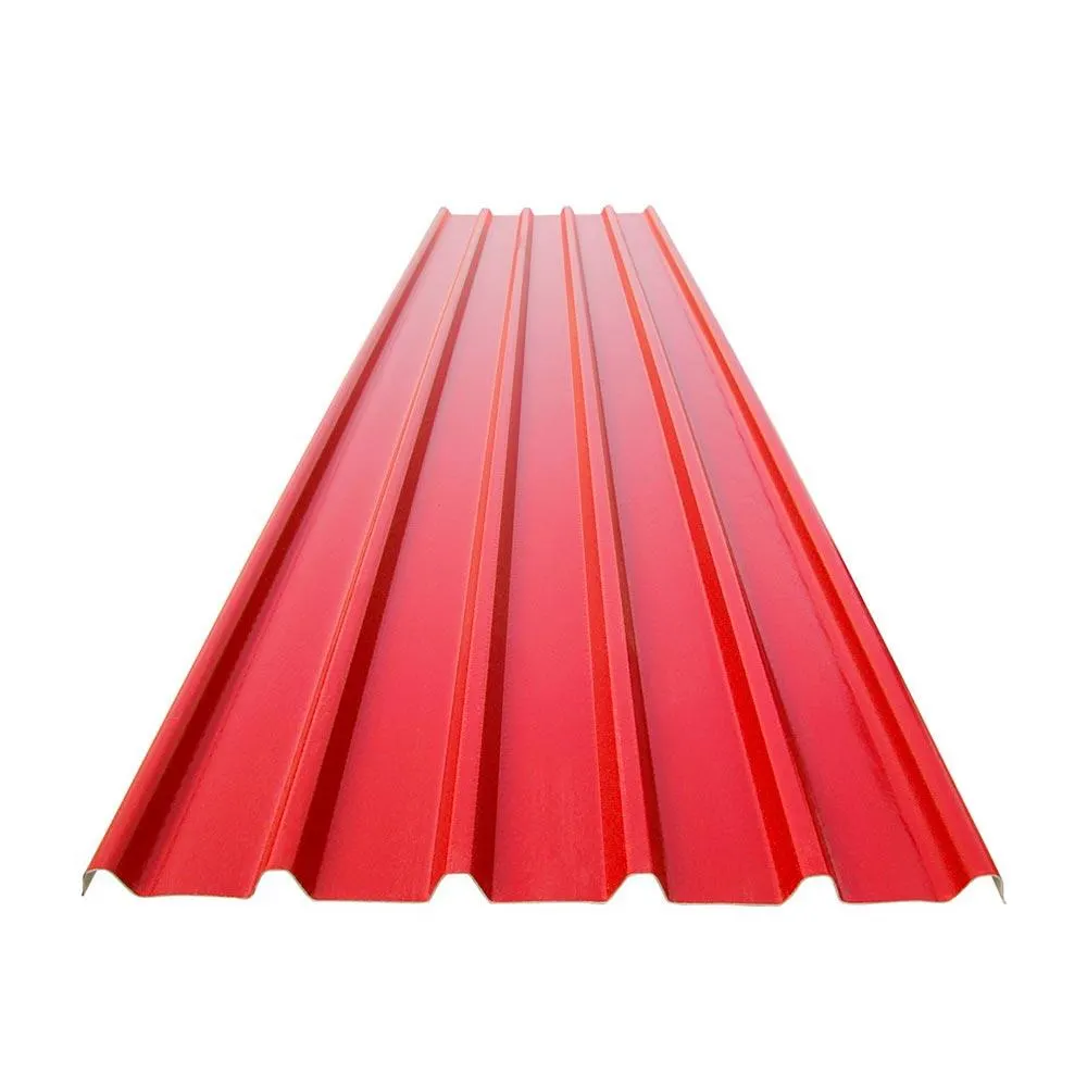 Techo Termoacústico UPVC reforzado con Fibra de Vidrio 2mm 3.6x0.94m Rojo Werken