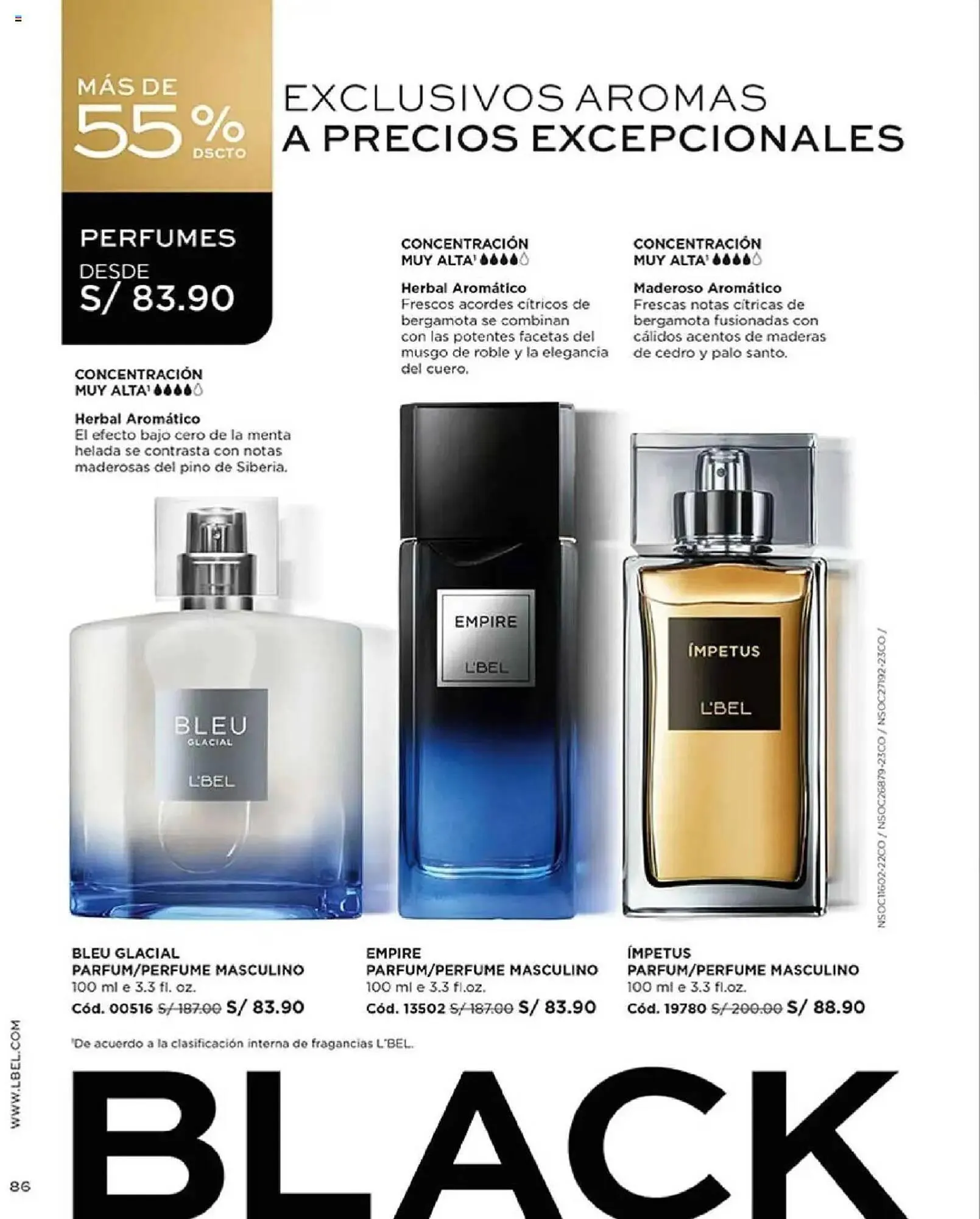 Catalogo de Catálogo L'Bel 25 de setiembre al 30 de noviembre 2025 - Pag 86