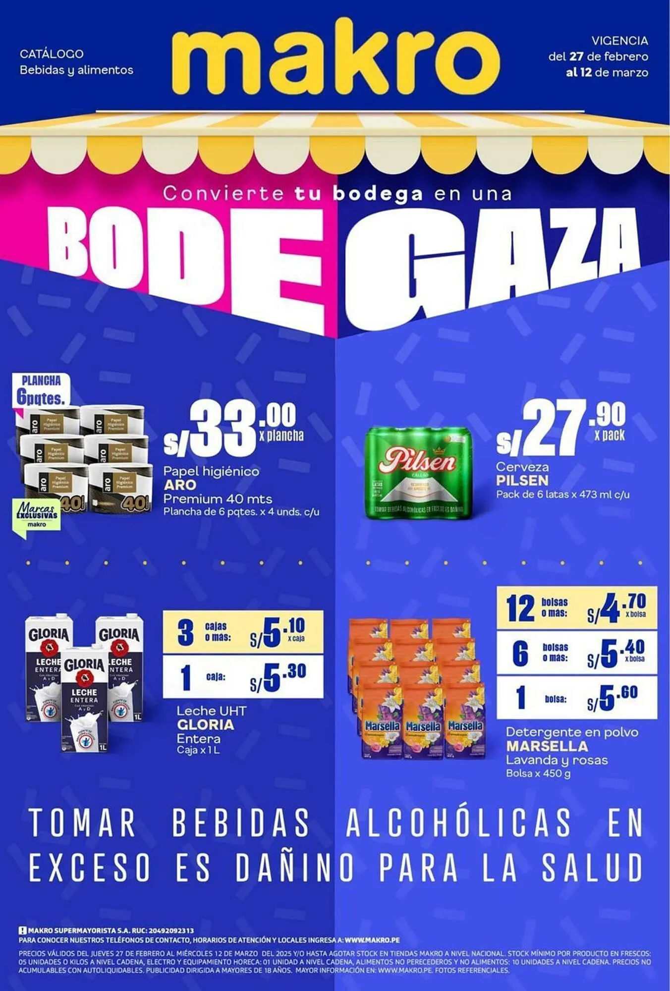 Catalogo de Catálogo Makro 28 de febrero al 12 de marzo 2025 - Pag 1