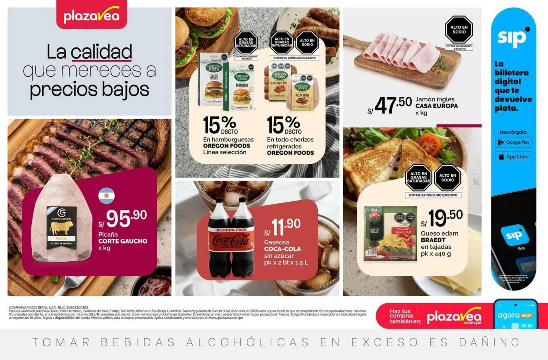 Catalogo de Catálogo Plaza Vea 9 de abril al 12 de abril 2026 - Pag 1