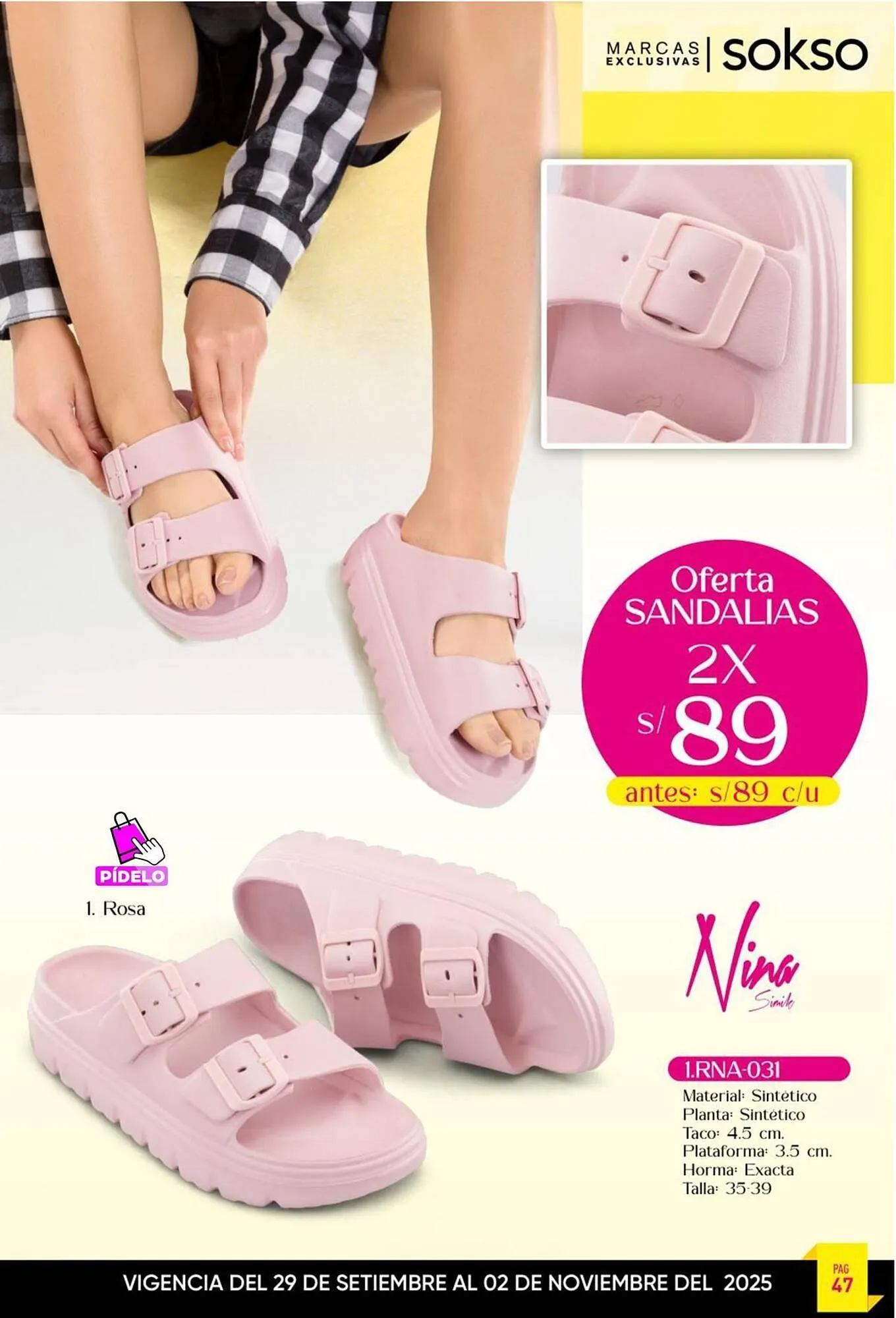 Catalogo de Catálogo Sokso 25 de setiembre al 2 de noviembre 2025 - Pag 47