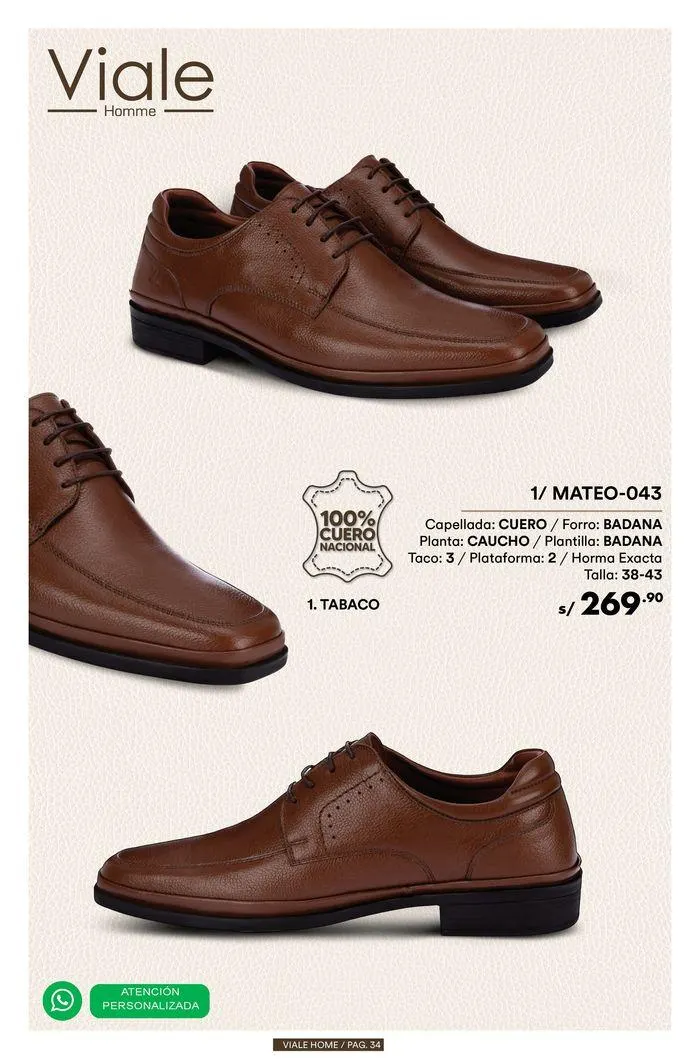 Catalogo de Calzados de Caballeros  11 de julio al 31 de julio 2024 - Pag 34