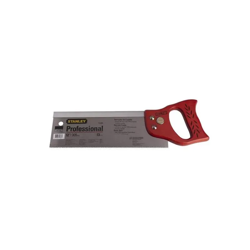 Serrucho Costilla Profesional 12" Stanley