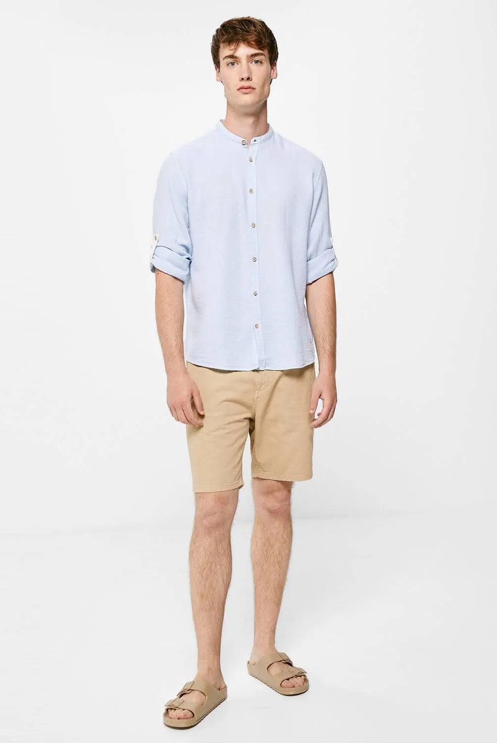 Camisa Manga Larga 100% Algodón Hombre Springfield