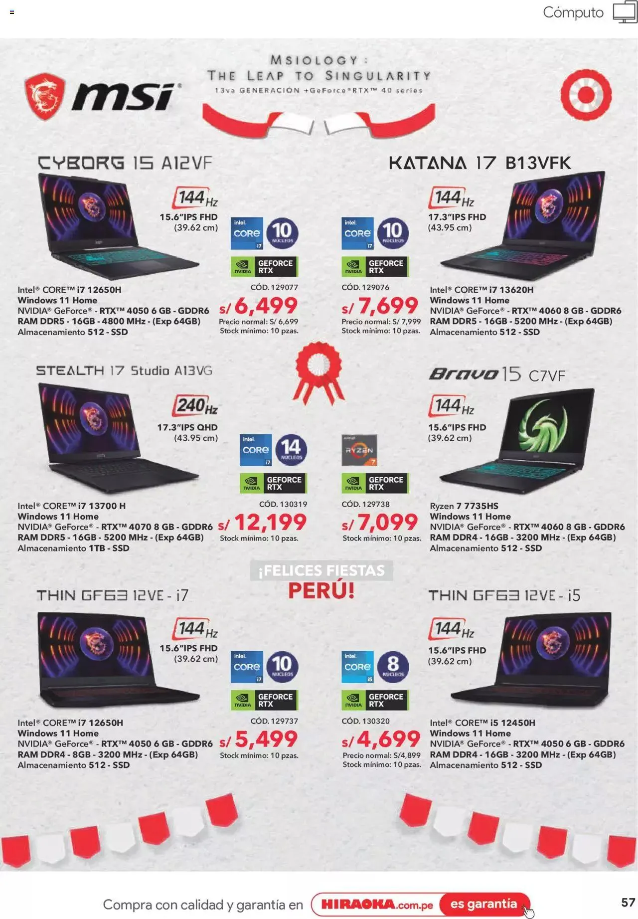 Catalogo de Catálogo Hiraoka 8 de julio al 31 de julio 2023 - Pag 57