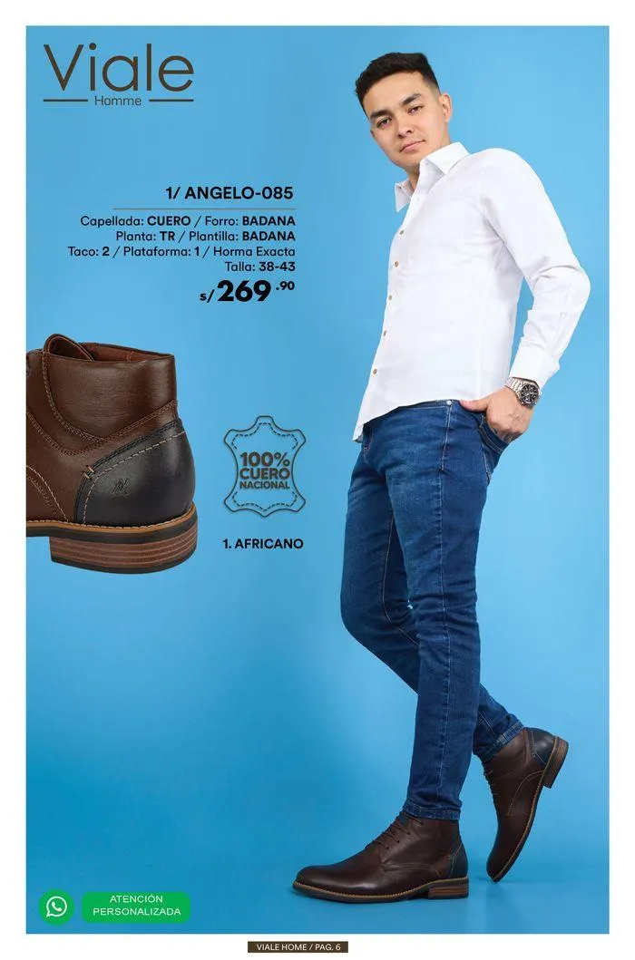 Catalogo de Calzados de Caballeros 11 de julio al 31 de julio 2024 - Pag 6