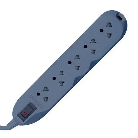 Extension 5 Tomas Universal + Tierra 3m Negra Bticino