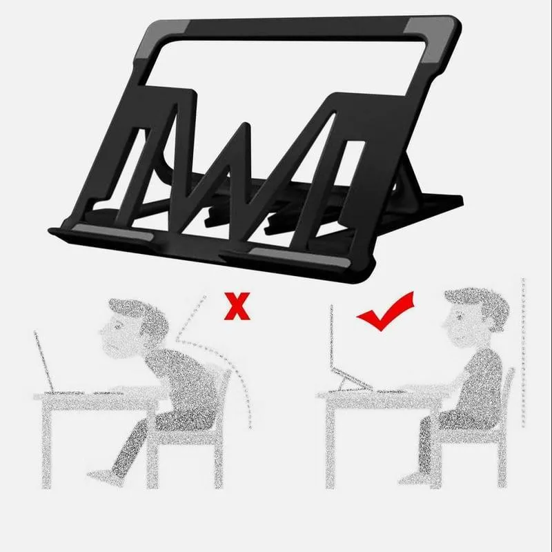 BASE PARA LAPTOP O TABLET GRADUABLE NEGRO