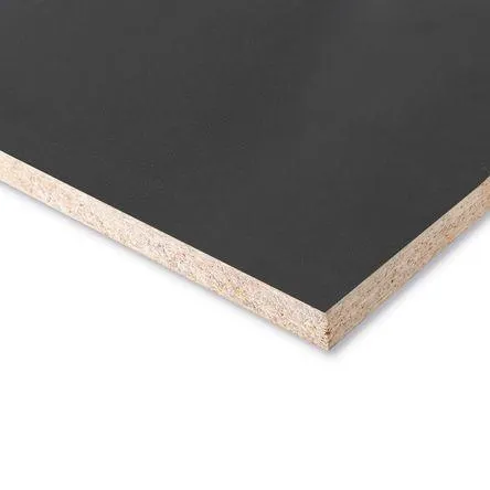 Tablero de melamina Negro 18mm 2.15x2.44 metros Vesto