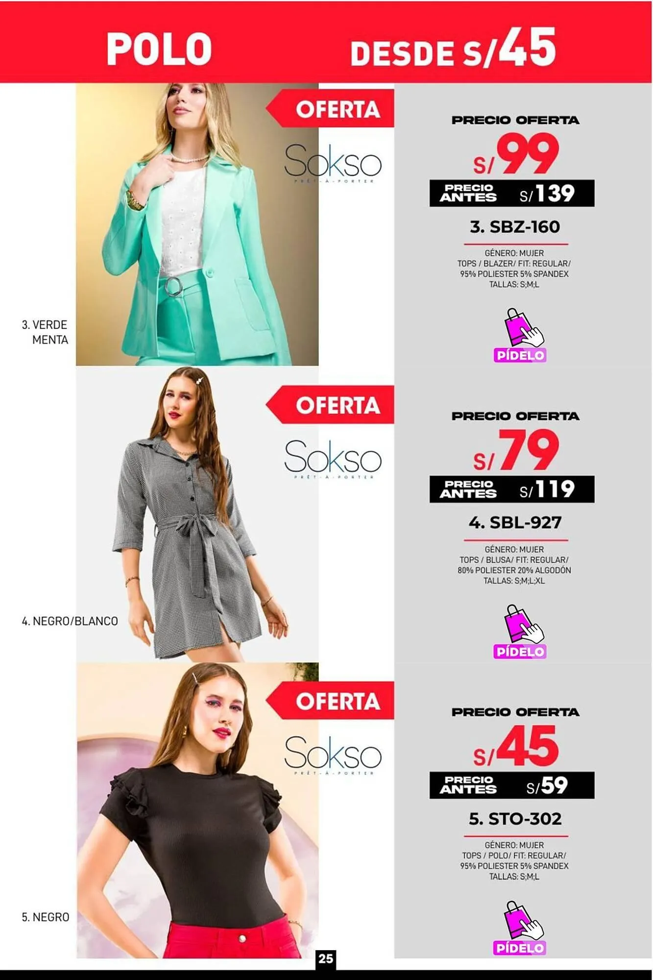 Catalogo de Catálogo Sokso 27 de marzo al 13 de abril 2025 - Pag 25