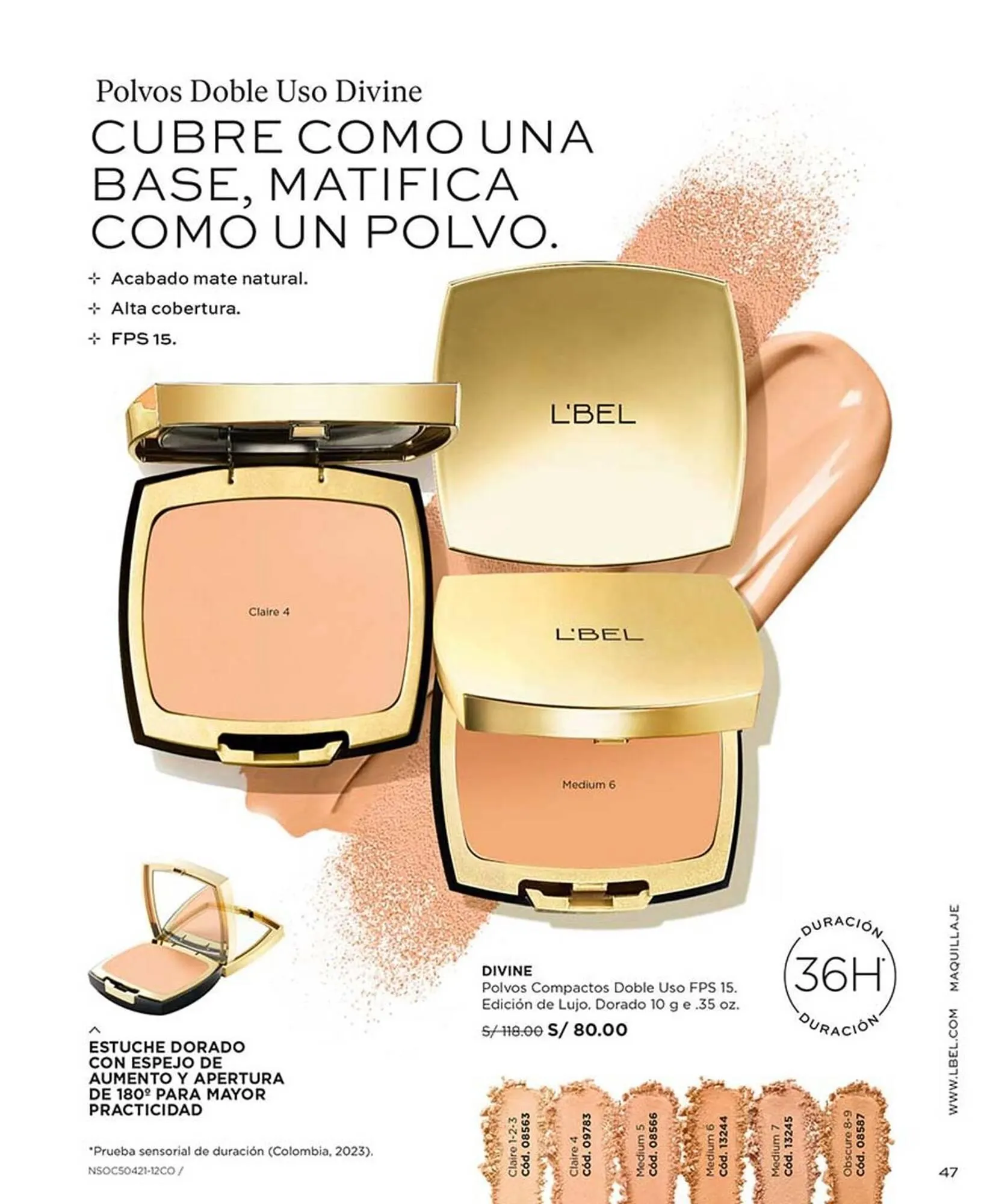 Catalogo de Catálogo L'Bel 1 de enero al 22 de enero 2025 - Pag 47