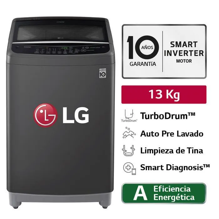 Lavadora LG 13KG Carga Superior Smart WT13BSB
