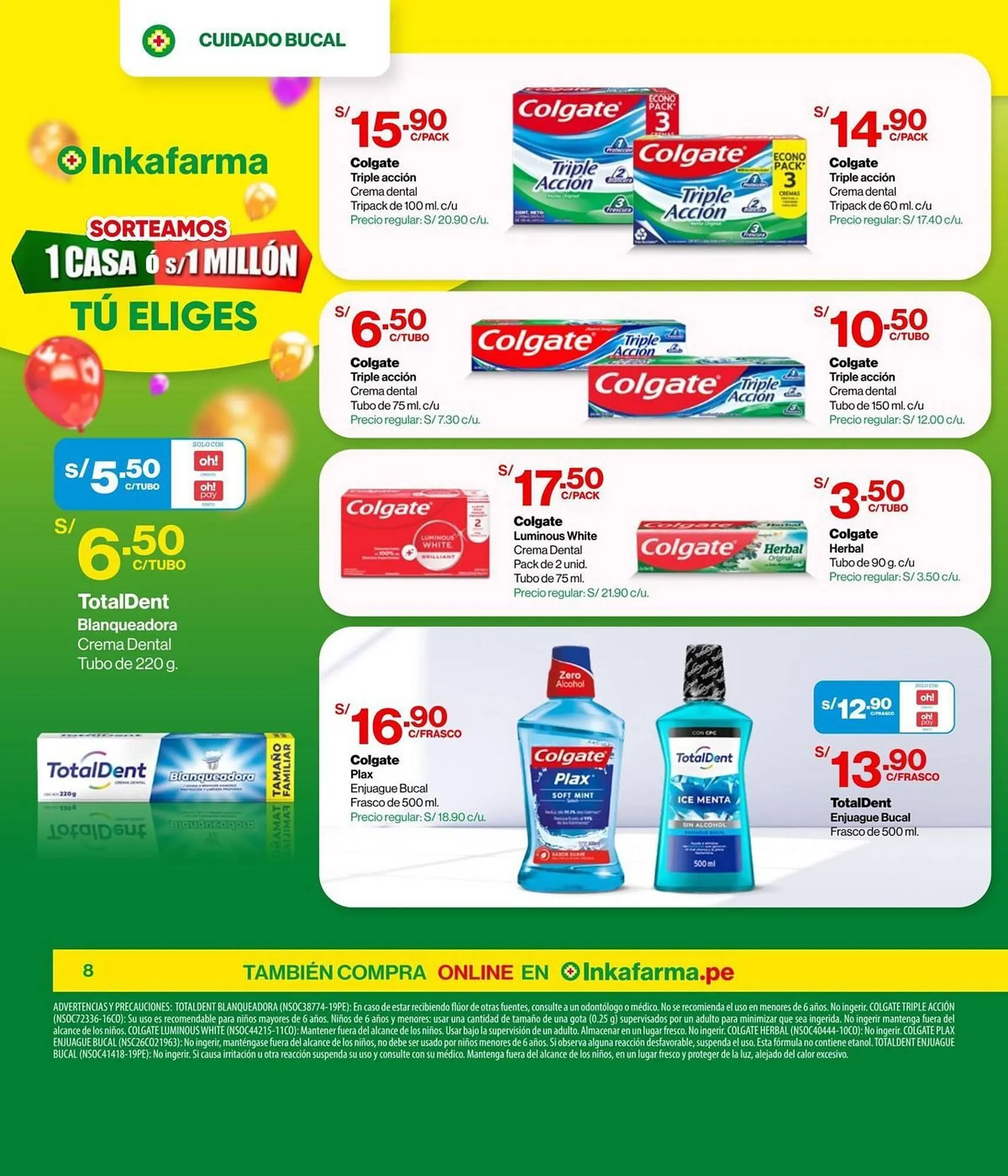 Catalogo de Catálogo InkaFarma 4 de octubre al 31 de octubre 2025 - Pag 8