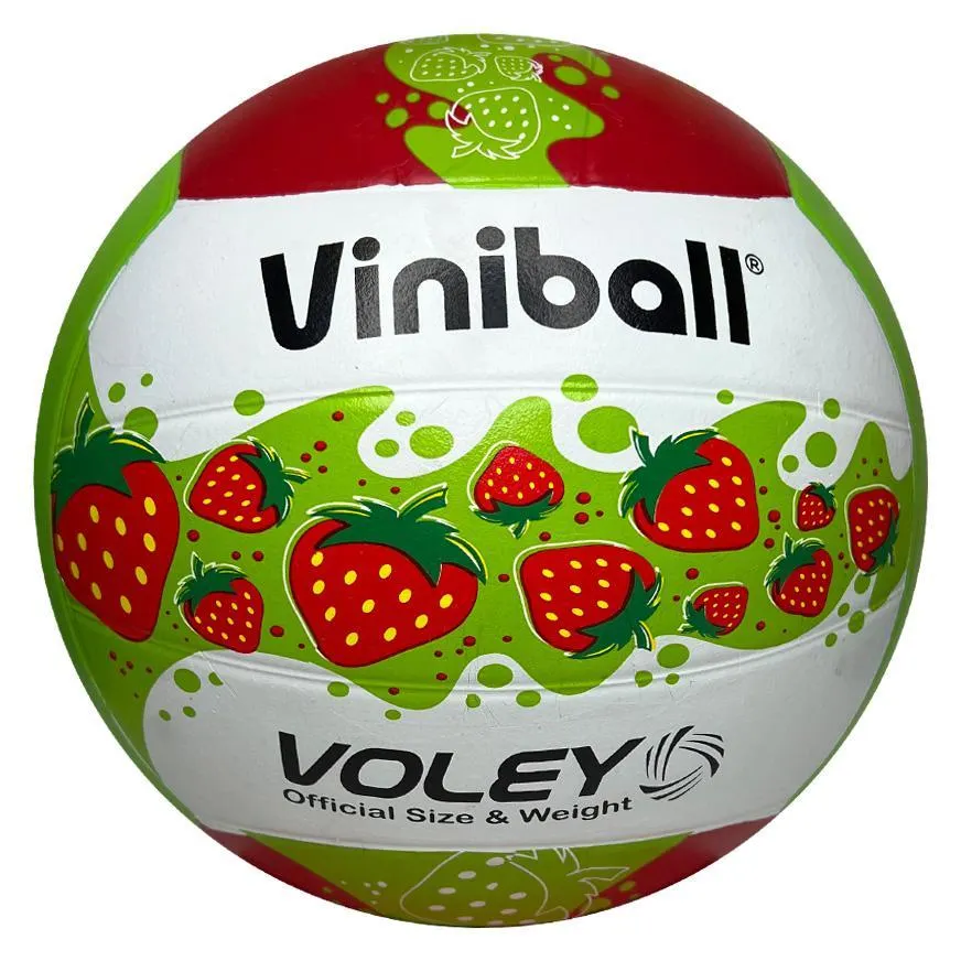 Pelota De Voley Viniball Goma Frutas Surtido