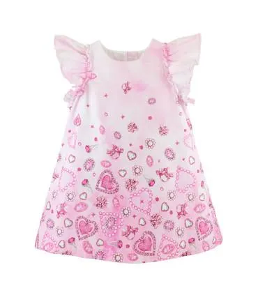 Vestido Rosado con Estampado | Colección Paradise