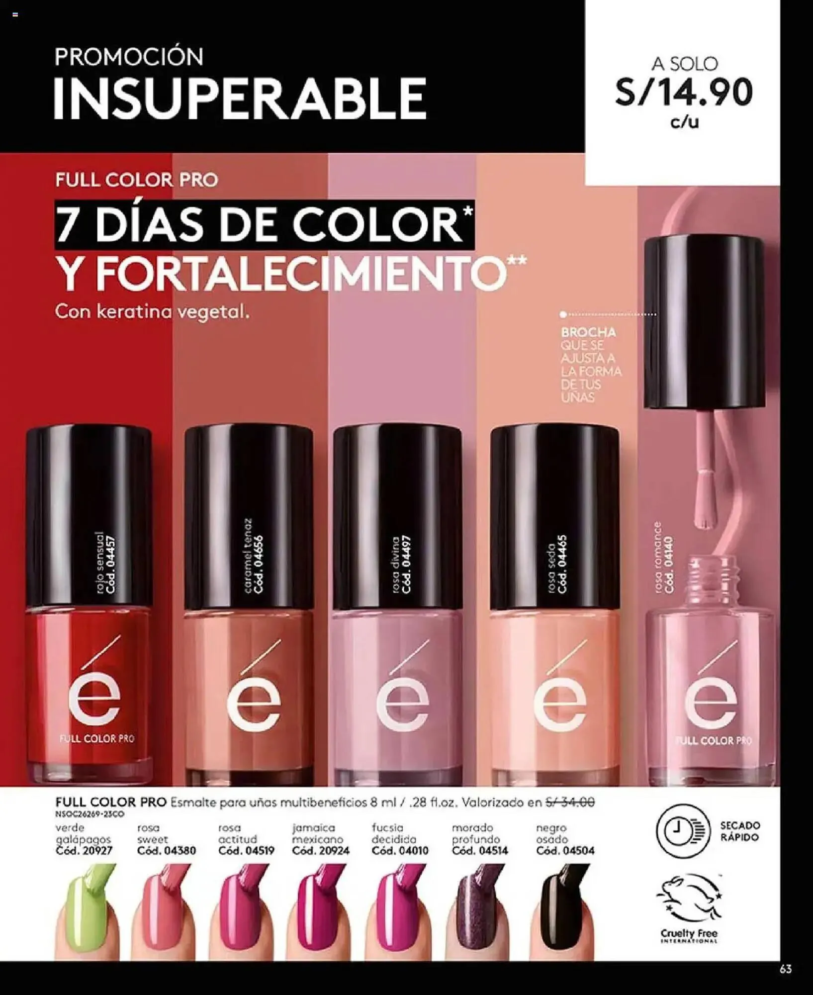 Catalogo de Catálogo Ésika 25 de setiembre al 6 de noviembre 2025 - Pag 63