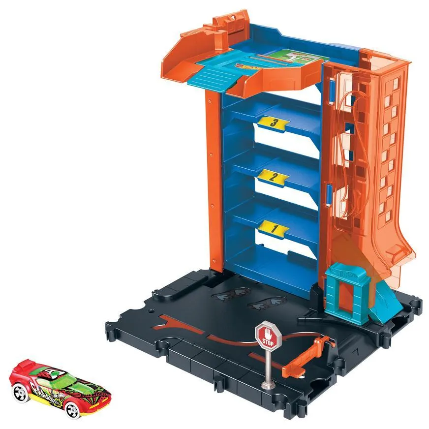 City Hot Wheels Garage Pista De Juguete