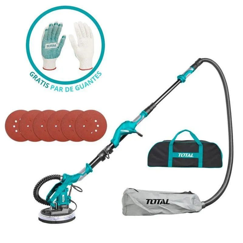 Lijadora De Techo Y Pared De 1050w + Guantes TSP11102 TOTAL