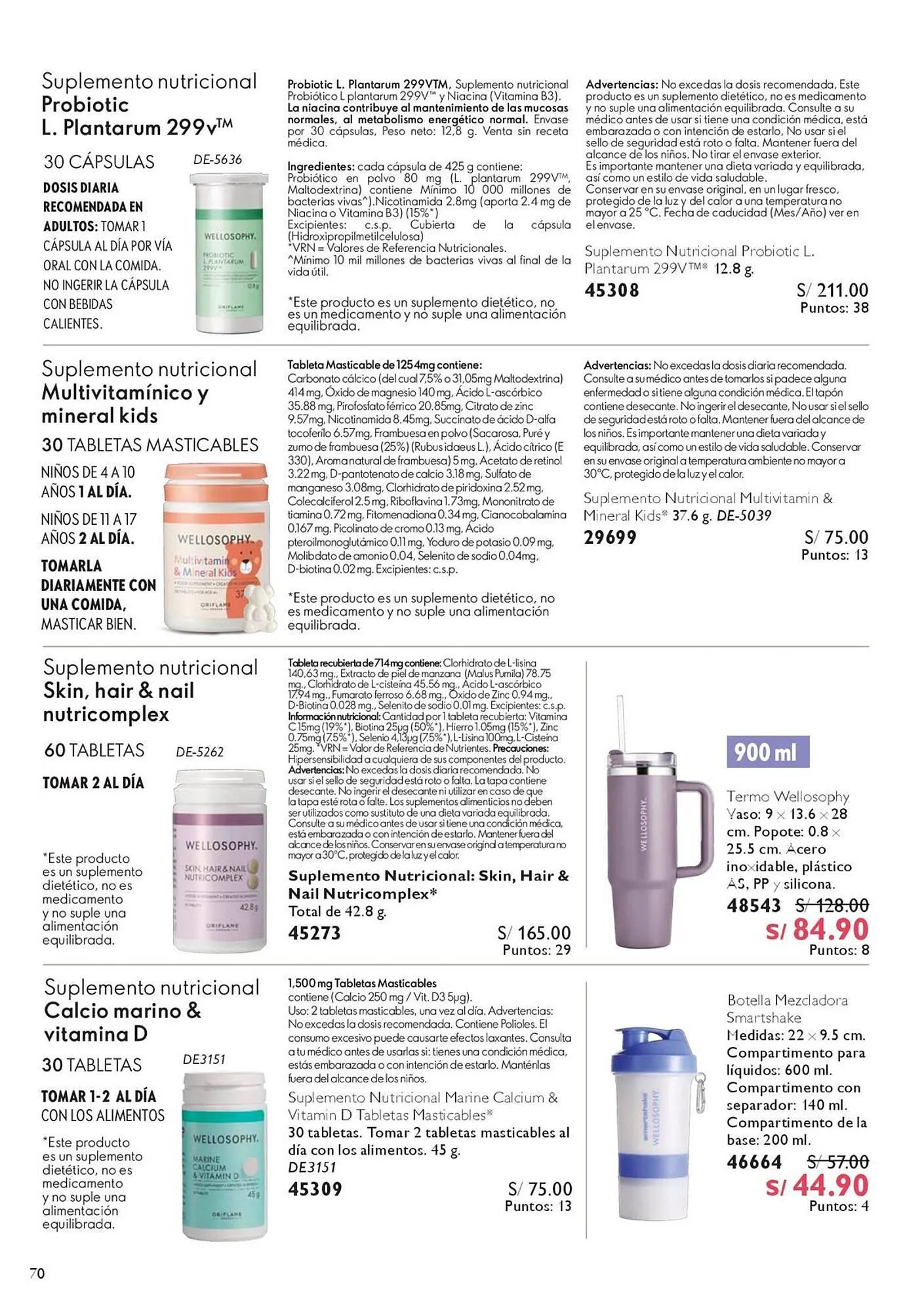 Catalogo de Catálogo Oriflame 14 de febrero al 6 de marzo 2026 - Pag 70