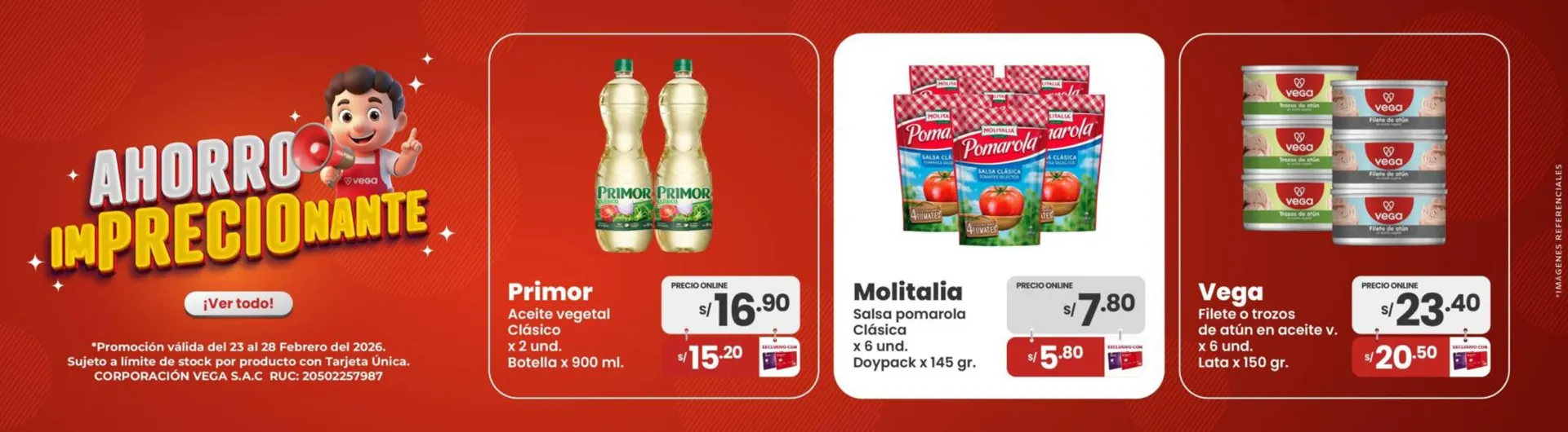 Catalogo de Catálogo Vega 23 de febrero al 28 de febrero 2026 - Pag 1