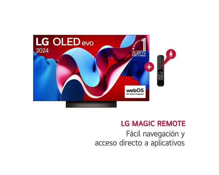 Televisor LG Smart TV 48" OLED 4K UHD OLED48C4PSA