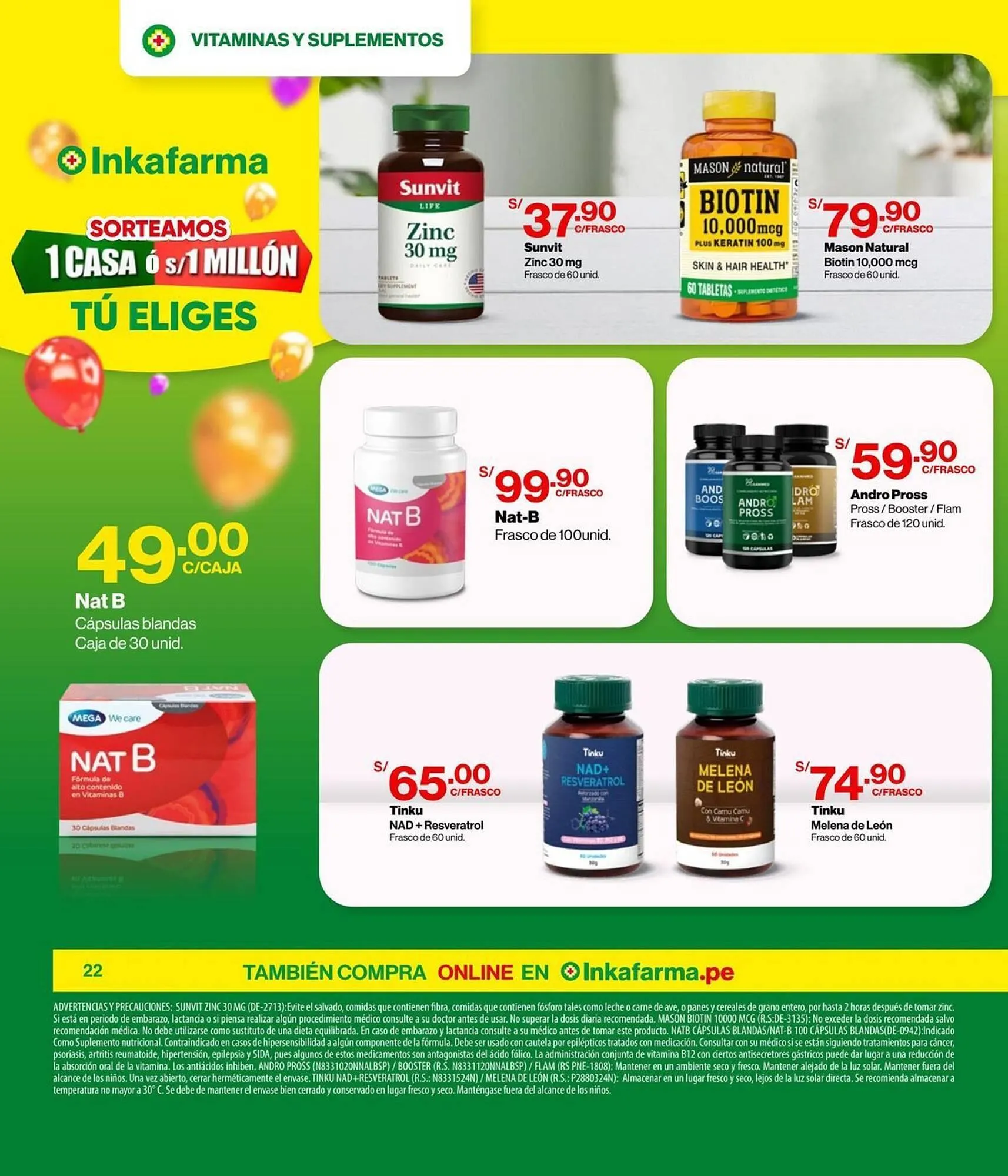 Catalogo de Catálogo InkaFarma 4 de octubre al 31 de octubre 2025 - Pag 22