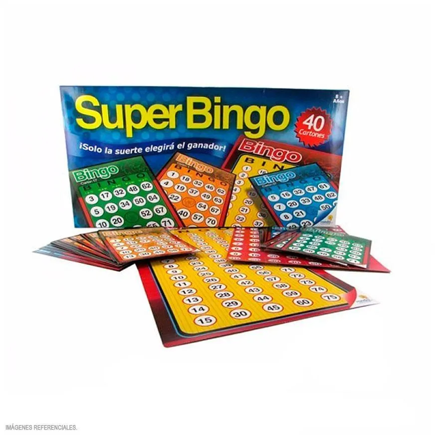 Juego De Mesa Ronda Bingo 40 Cartones