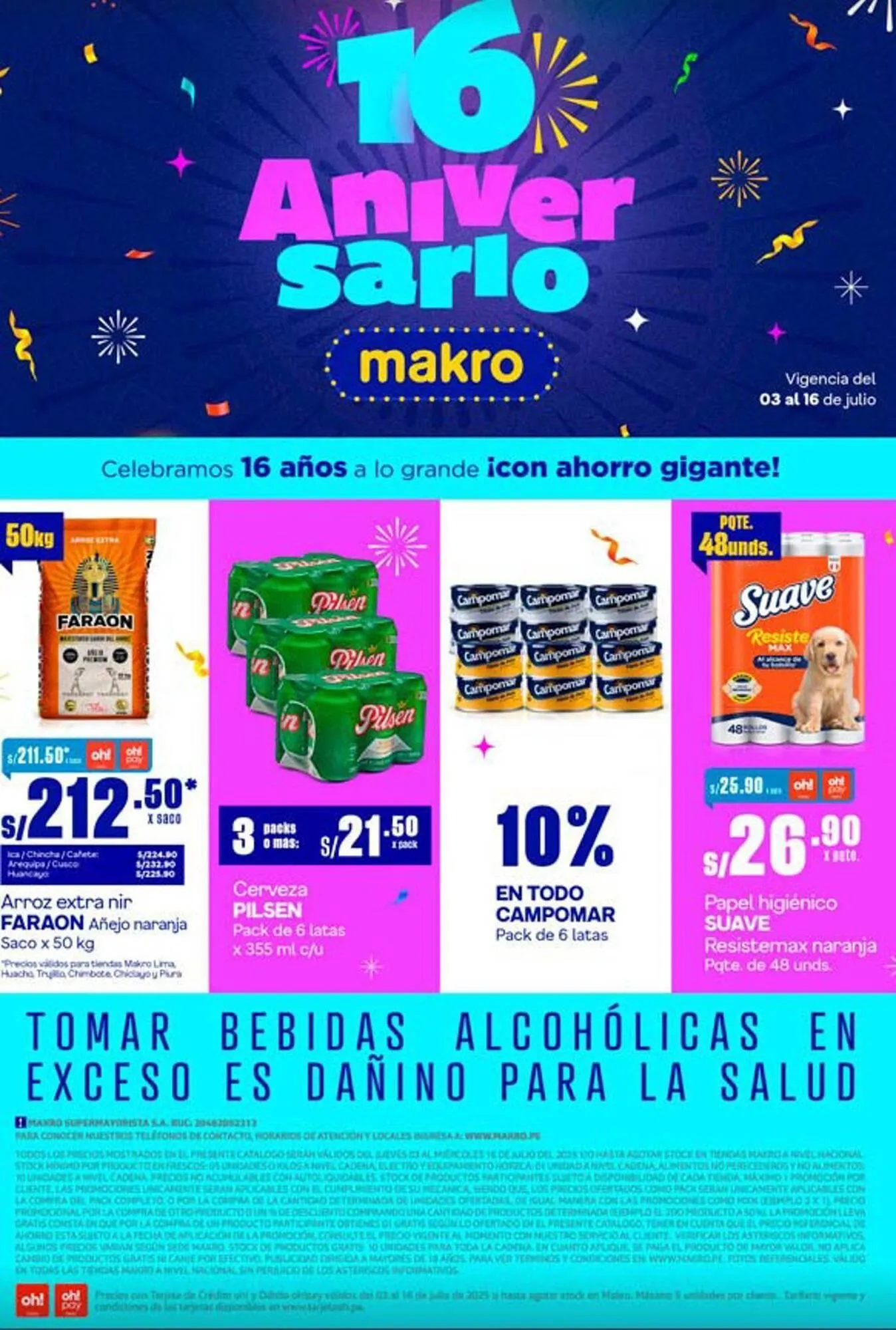 Catalogo de Catálogo Makro 3 de julio al 16 de julio 2025 - Pag 1