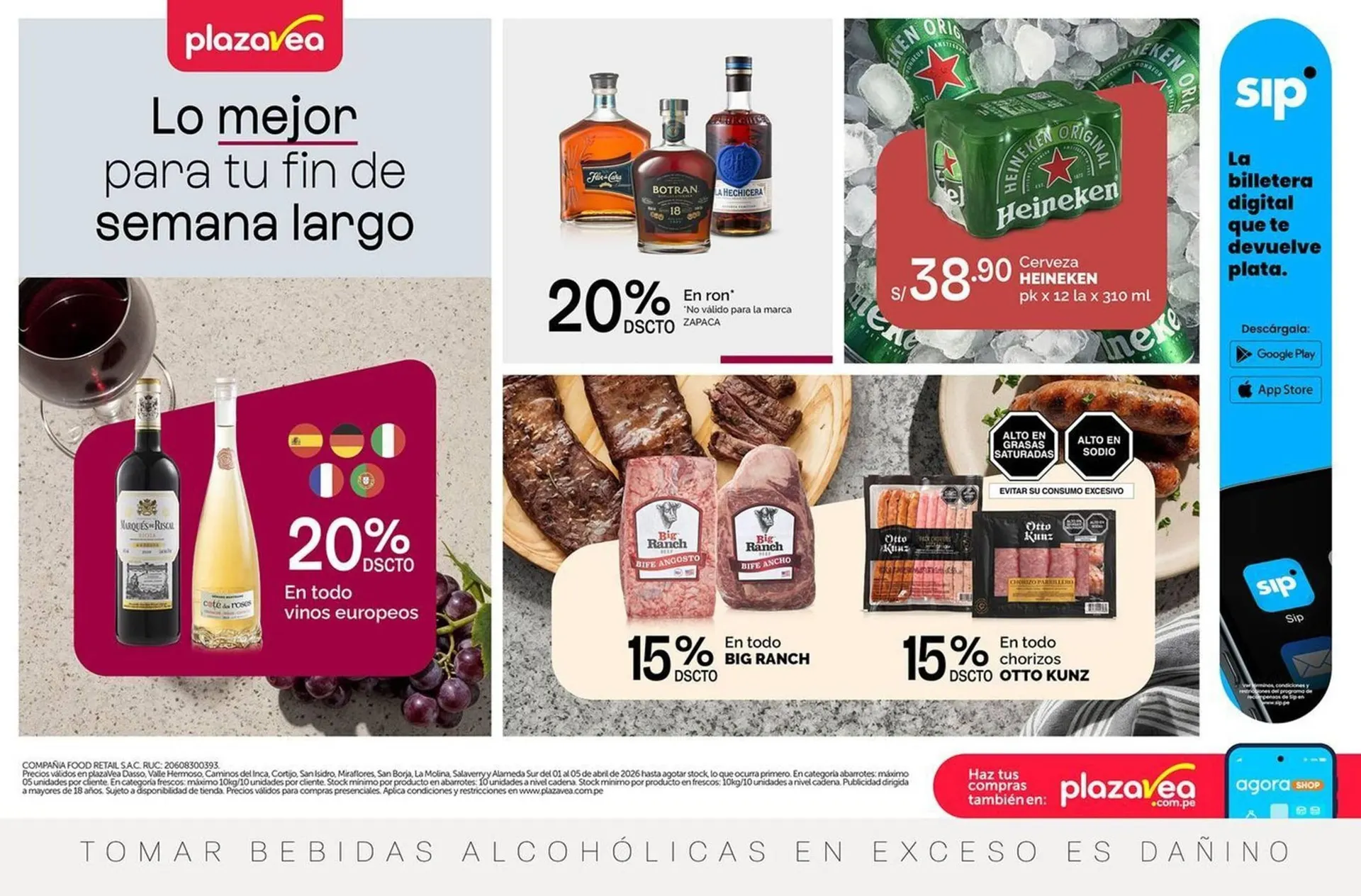 Catalogo de Catálogo Plaza Vea 1 de abril al 5 de abril 2026 - Pag 1