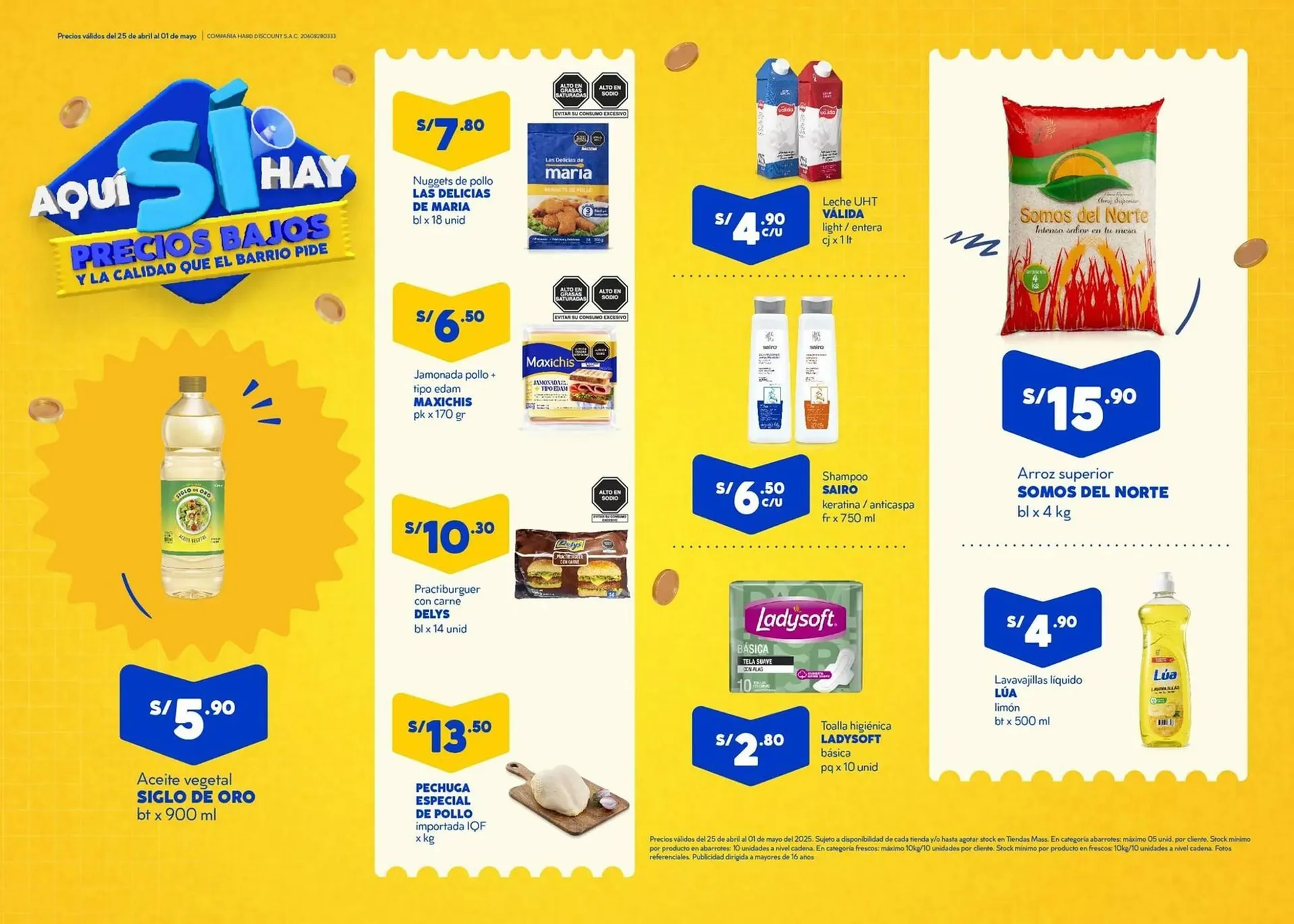 Catalogo de Catálogo Mass 25 de abril al 1 de mayo 2025 - Pag 1