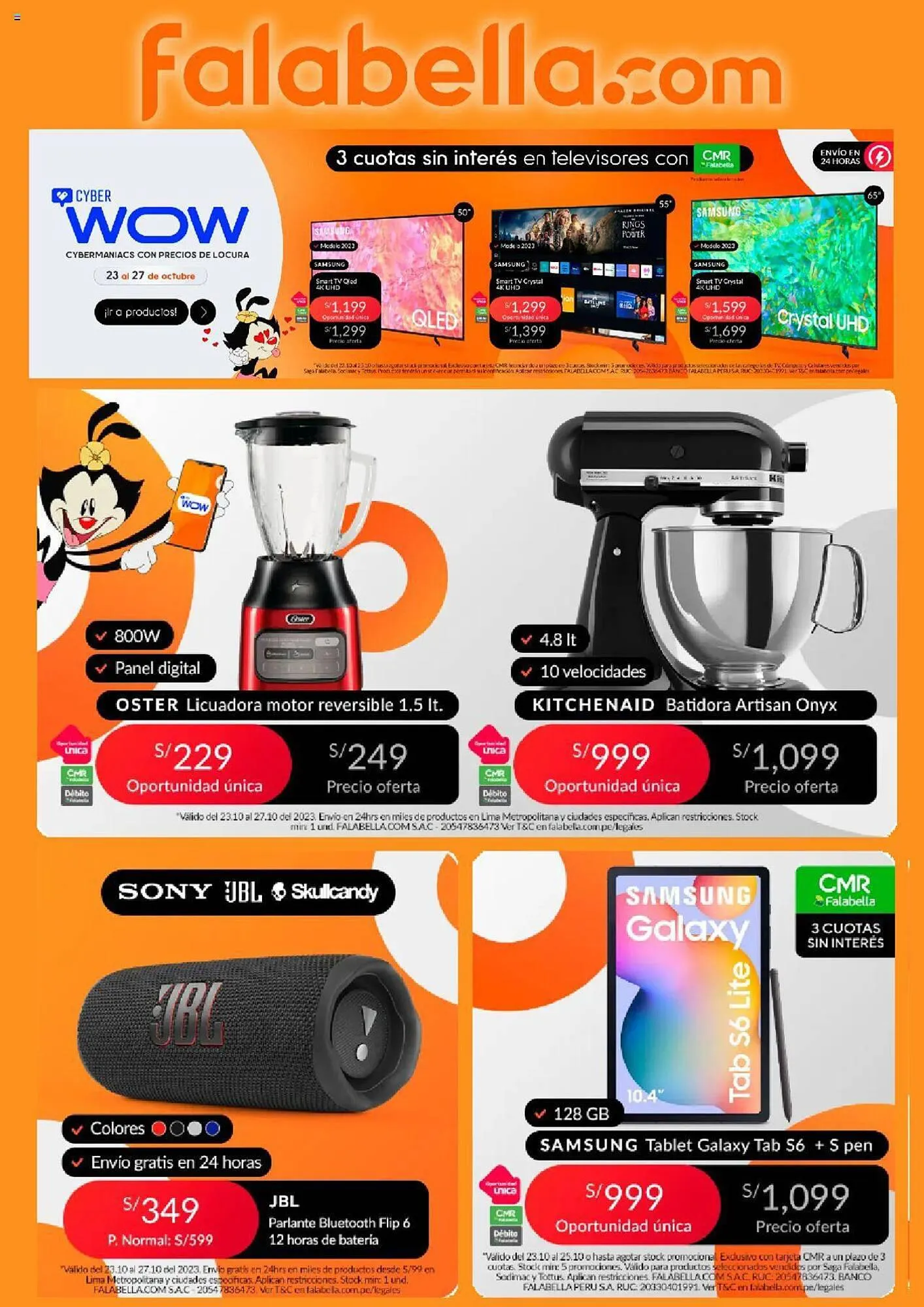 Catalogo de Catálogo Falabella 23 de octubre al 27 de octubre 2023 - Pag 1