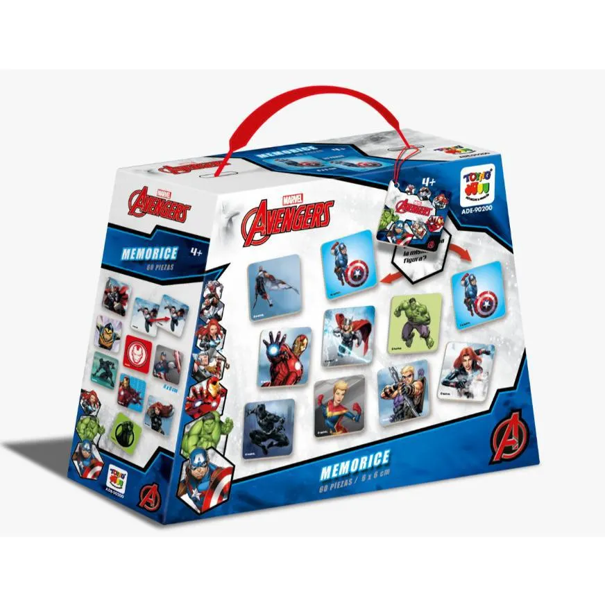 Juego De Mesa Toyng Memorice Avengers 60 Piezas