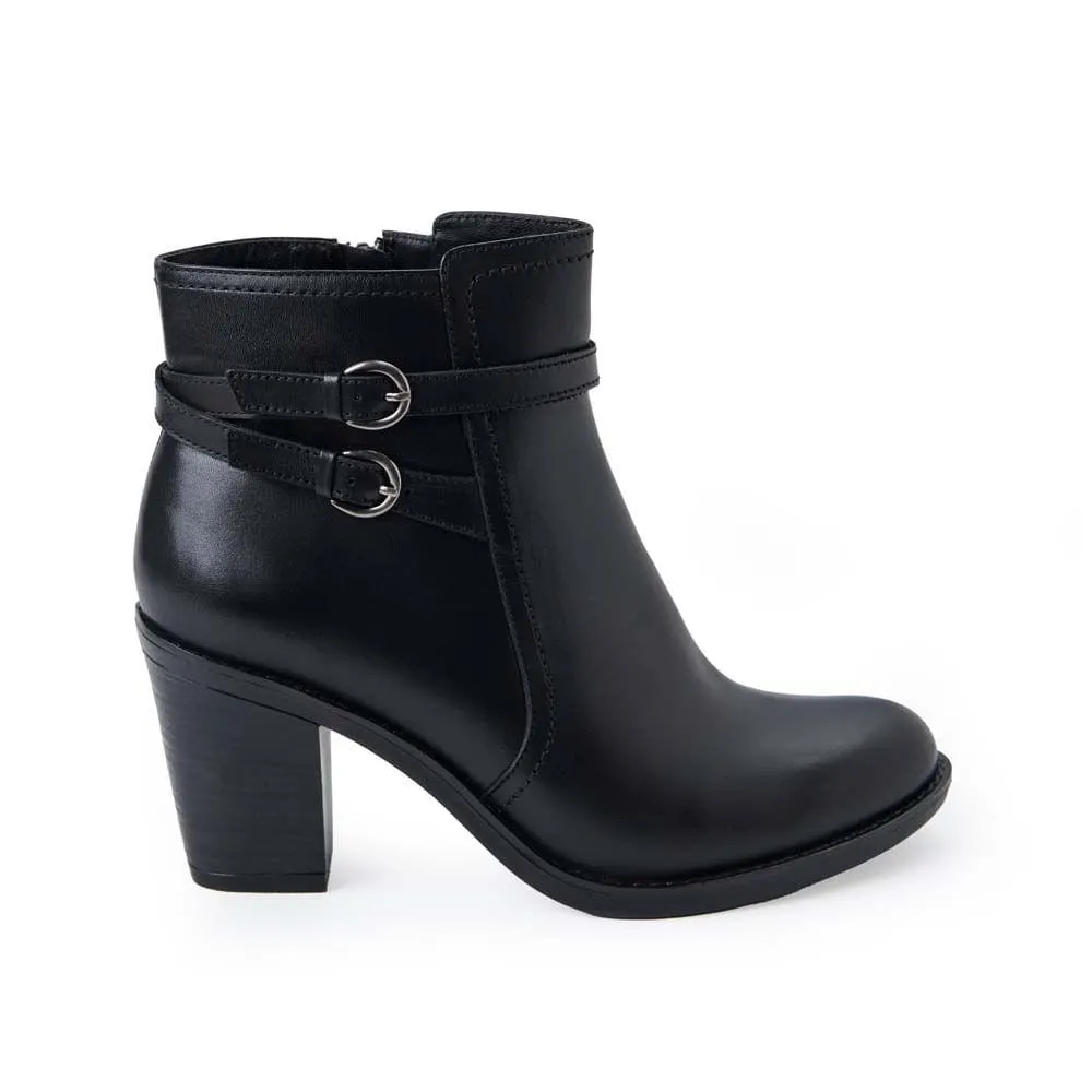 Botín Jodhpur Casual FER-2501 Negro Viale Cuero