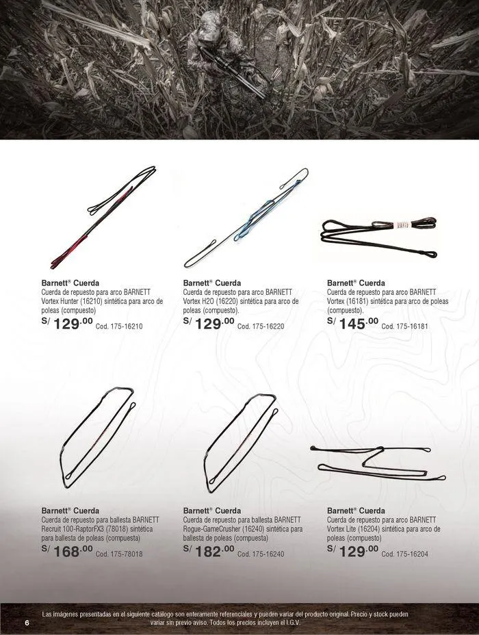 Catalogo de Arquería 9 de mayo al 31 de diciembre 2024 - Pag 6