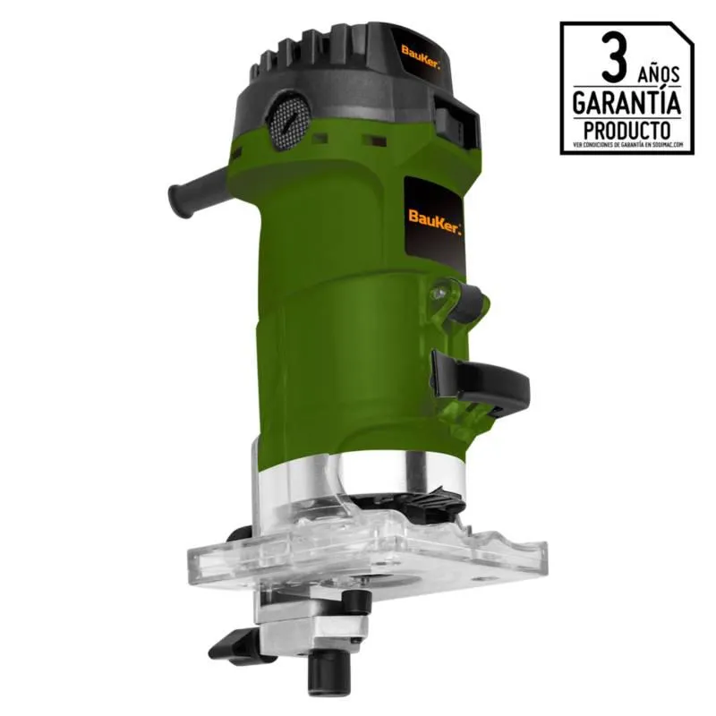 Fresadora Eléctrica 1/4" 500 W Bauker