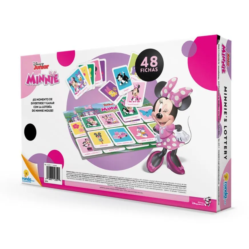 Juego De Mesa Ronda Lotería Minnie Mouse