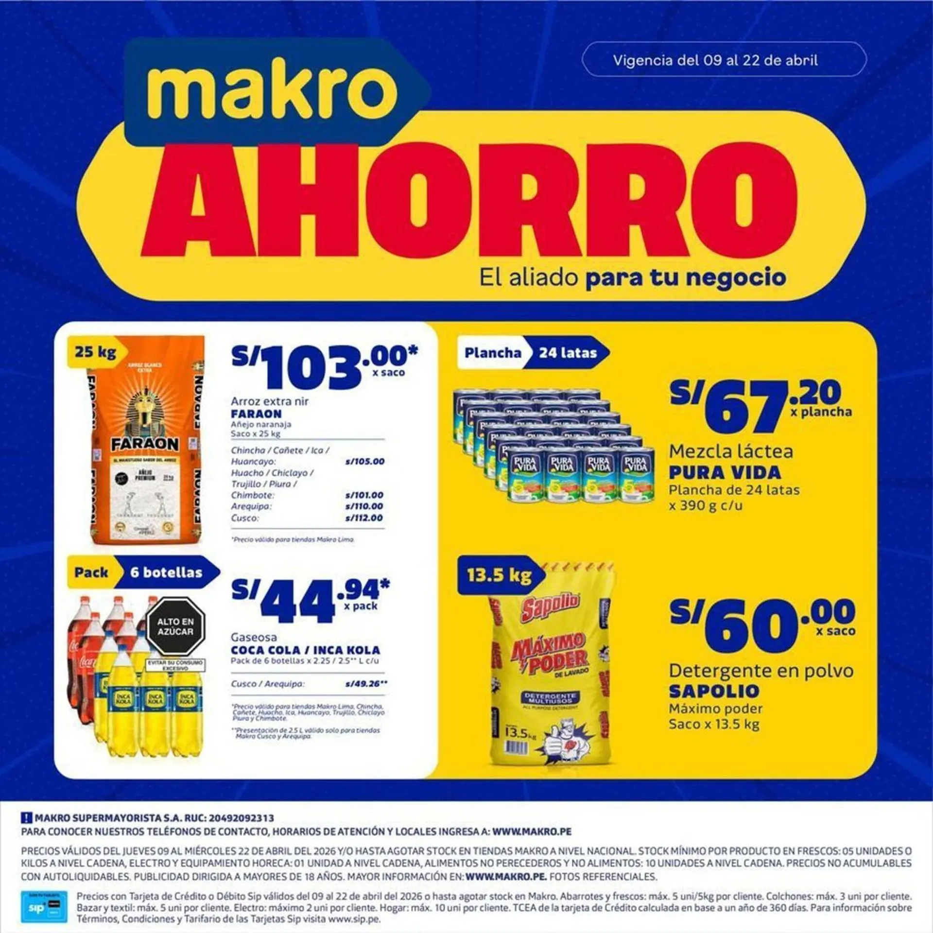 Catalogo de Catálogo Makro 9 de abril al 22 de abril 2026 - Pag 1