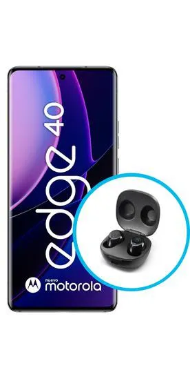 Moto Edge 40 256GB 5G + Moto Buds 105 Negro Eclipse