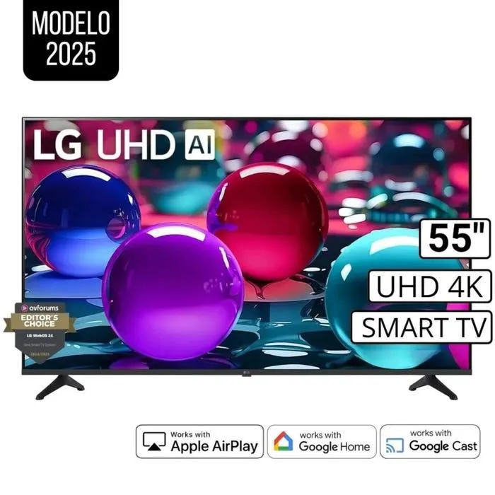 TV LG 55" LED UHD 4K Thinq AI 55UA7300PSB Modelo 2025