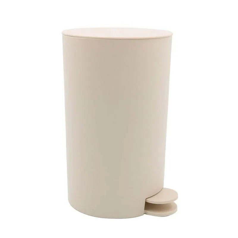 Basurero Plástico Vermont Beige